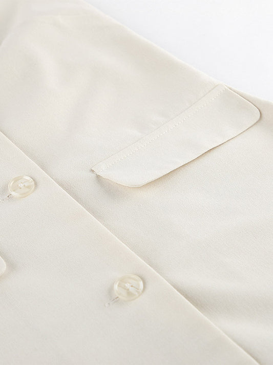 Blouse For Women Khaki Cotton Linen Halter Backless Casual Lace Up Sash Sleeveless Tops