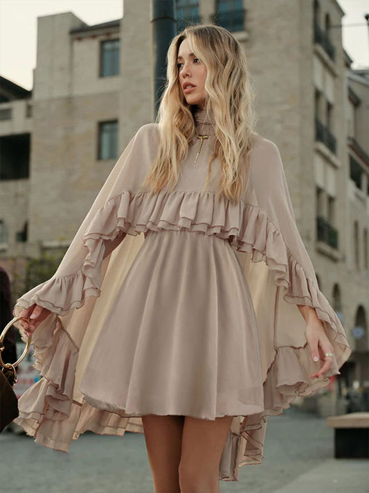 Two Piece Sets Rose Casual Ruffles Daily Casual Skirt Set