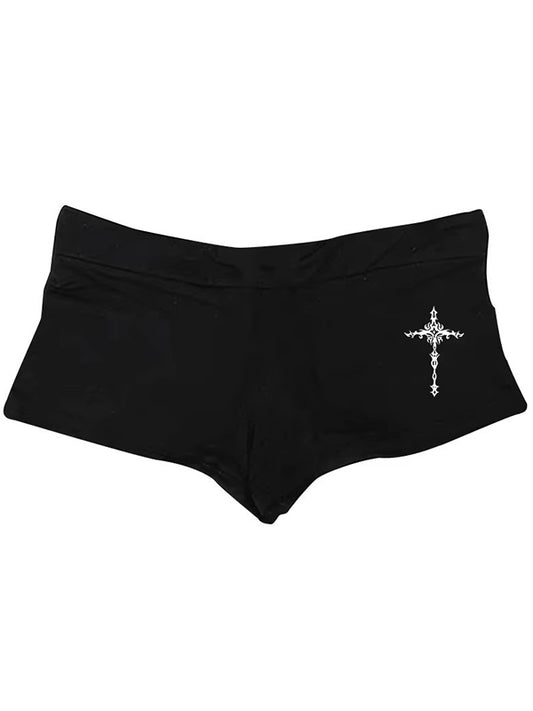 Cross Print Shorts