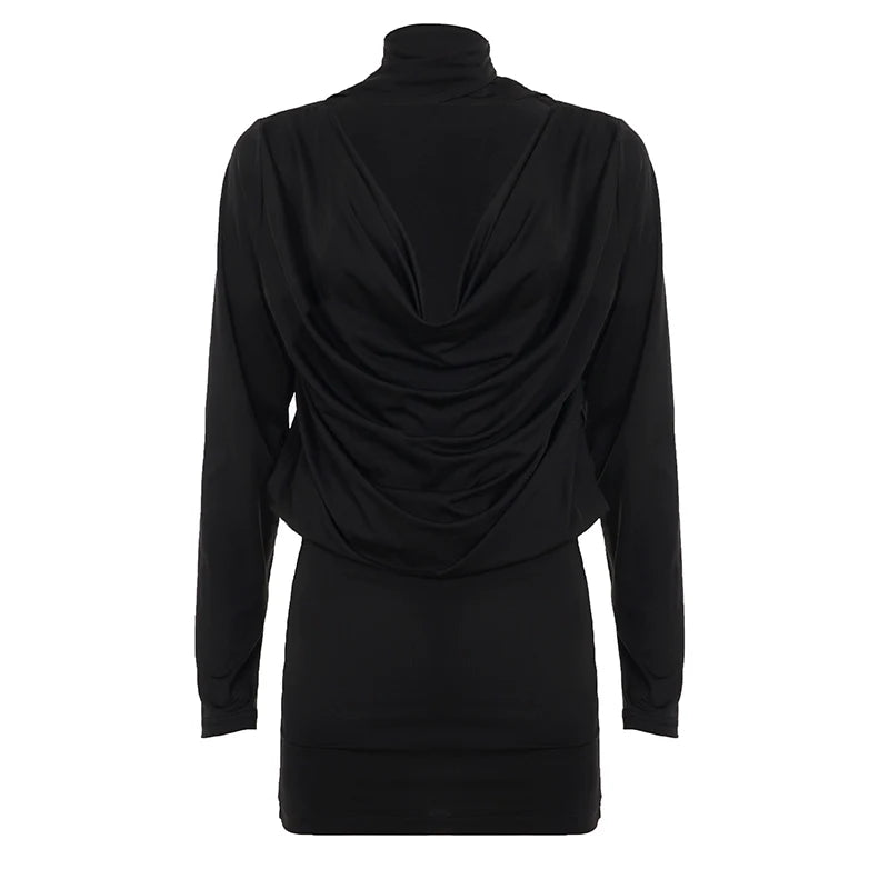 Monica Collared Bodycon Mini Dress
