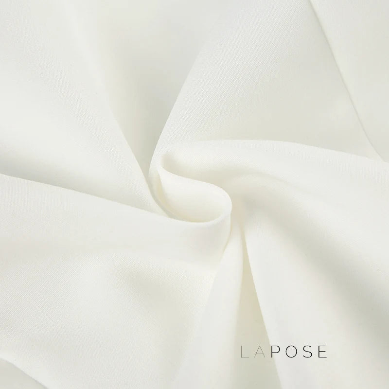 Esmee Pleated Button-Up Blouse
