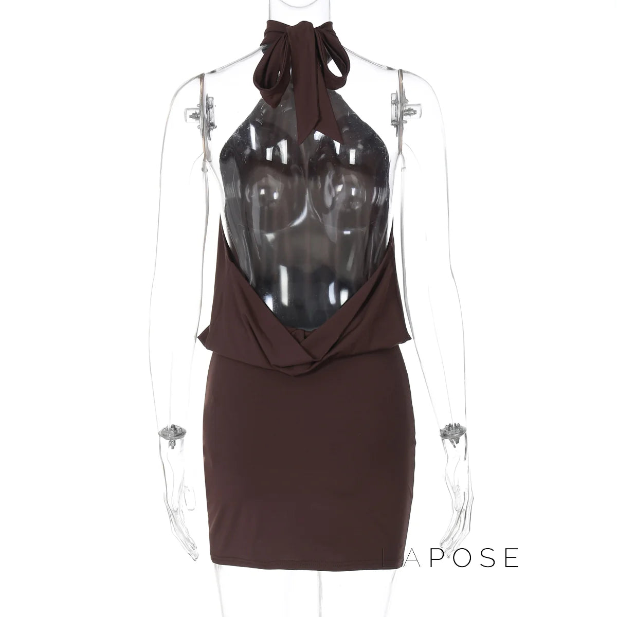 Keya Backless Halter Dress