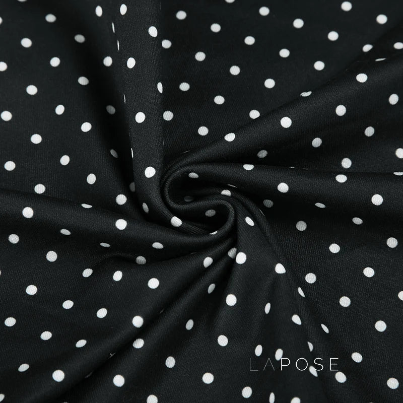Niya Polka Dot Lace Camisole