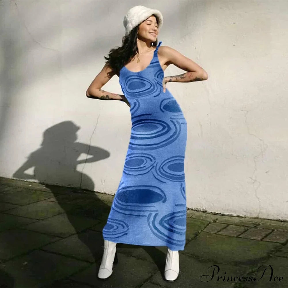 Paisley Vintage Spaghetti Fashion - Y2K Bodycon Strap Gown Coastal Party Green Vestido