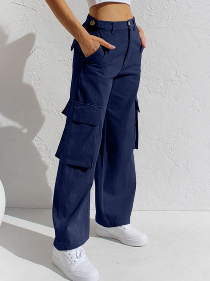 Straight-leg Denim Jeans