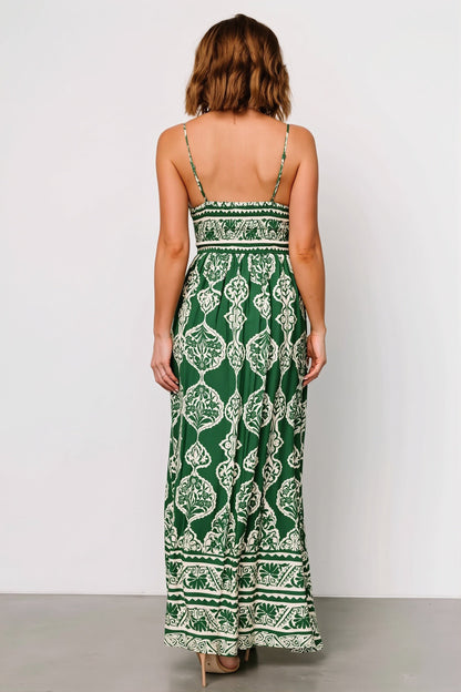 V Neck Casual Maxi Boho Dress