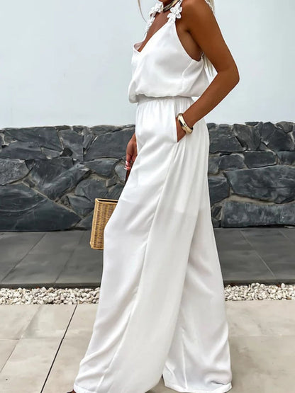 Loose-fit Pocket Jumpsuits