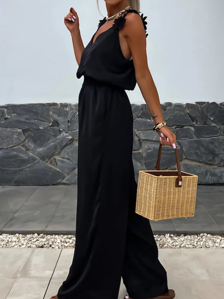 Loose-fit Pocket Jumpsuits