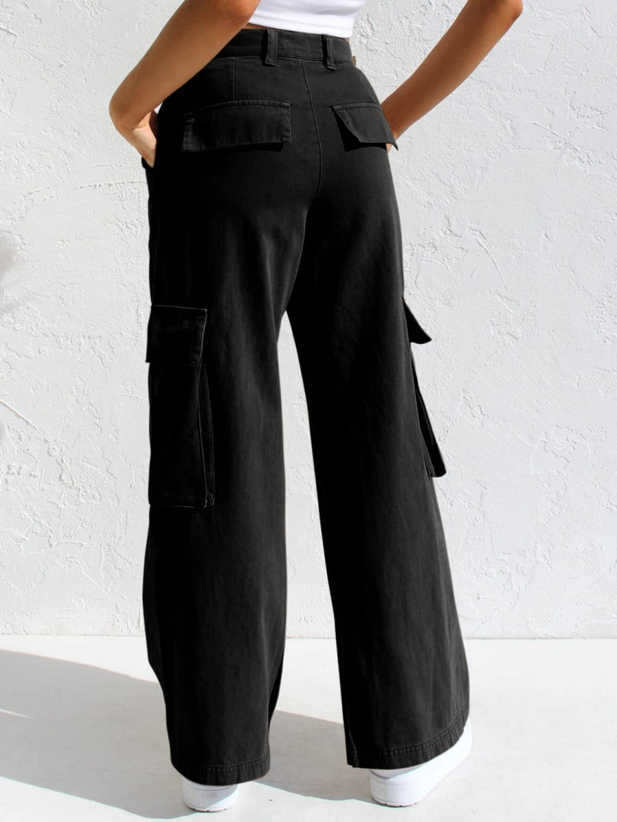 Straight-leg Denim Jeans