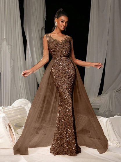 Lace Parties Maxi Dresses