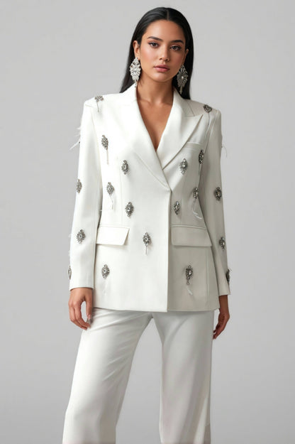 Enrild Diamond Feather Suit Set