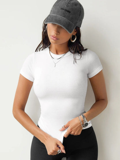 Thread Short Sleeve Slim-fit T-shirts