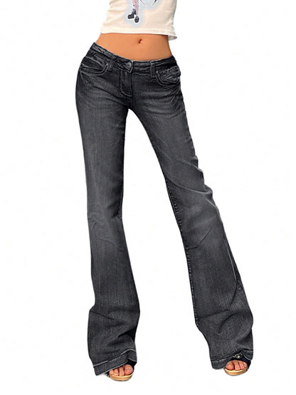 Vintage Denim Y2K Flare Leg Jeans