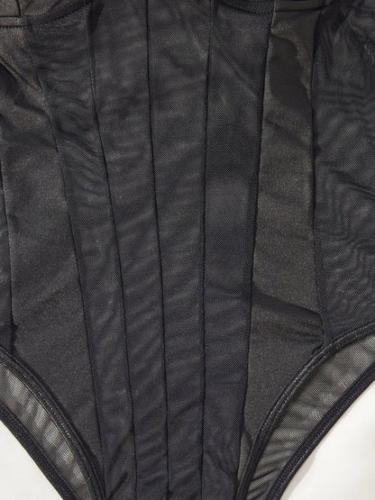 Mesh Perspective Bodysuits