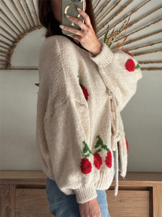 Cherry Straps Cardigans