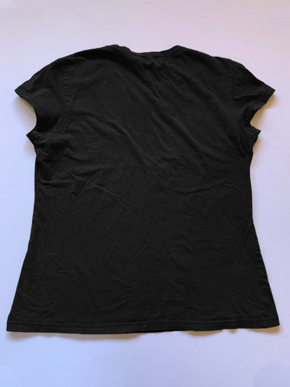 Solid Crew Neck Cropped Short Sleeve Tee