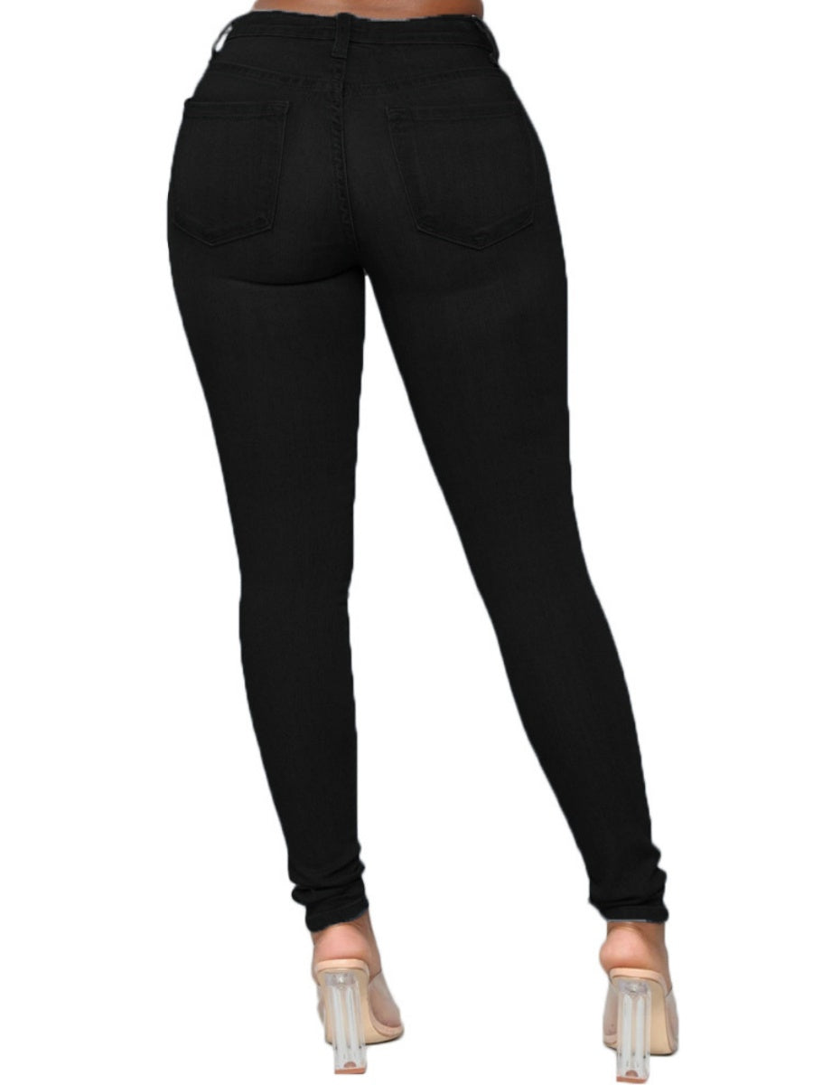 Pencil Pants Tight Fit Butt-lifting Style Jeans