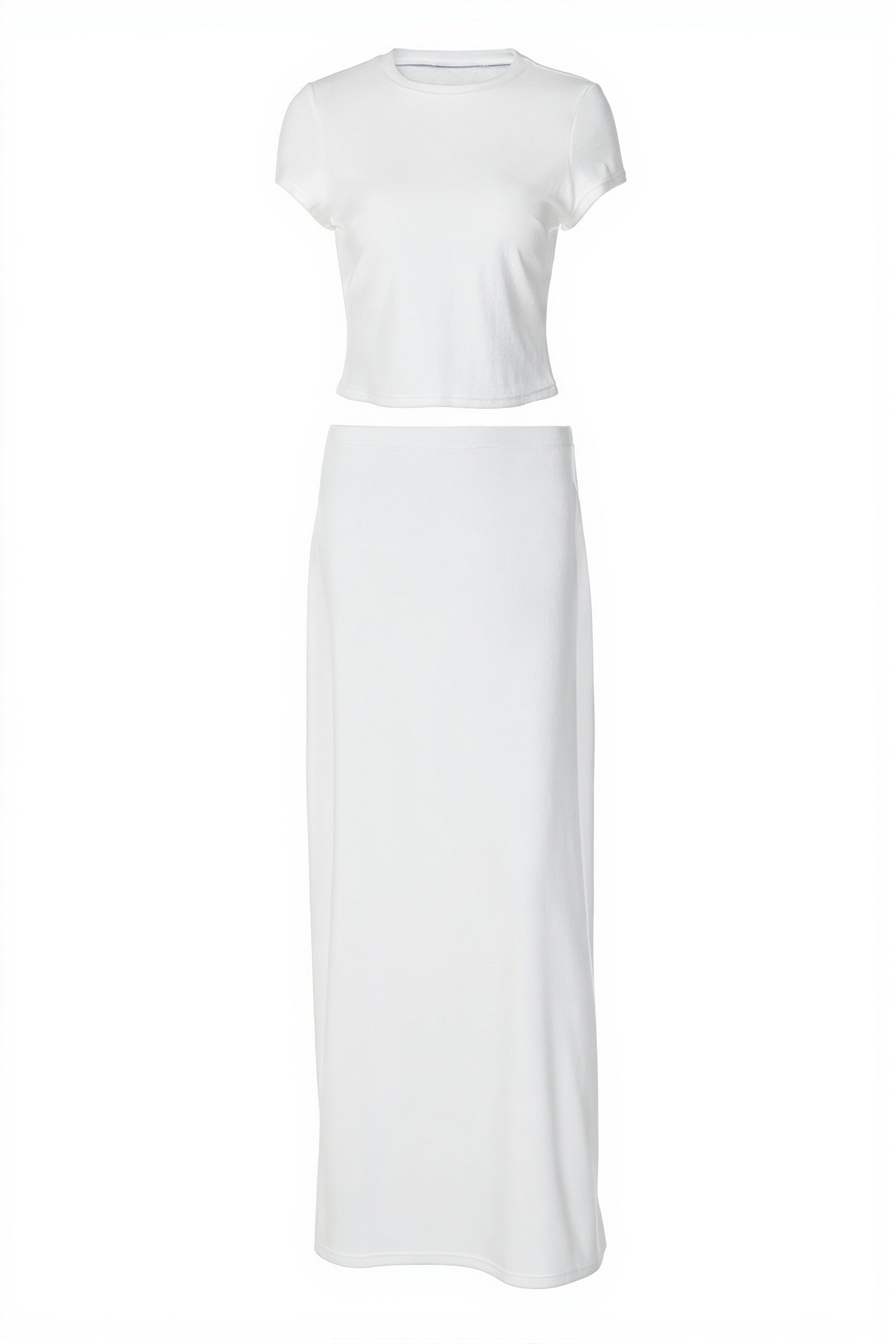 Crop Top High Waist Bodycon Skirt Sets