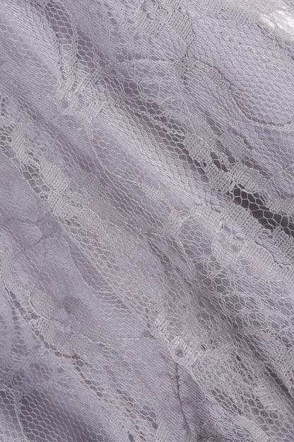 Elegant Irregular Sheer Lace alter Top