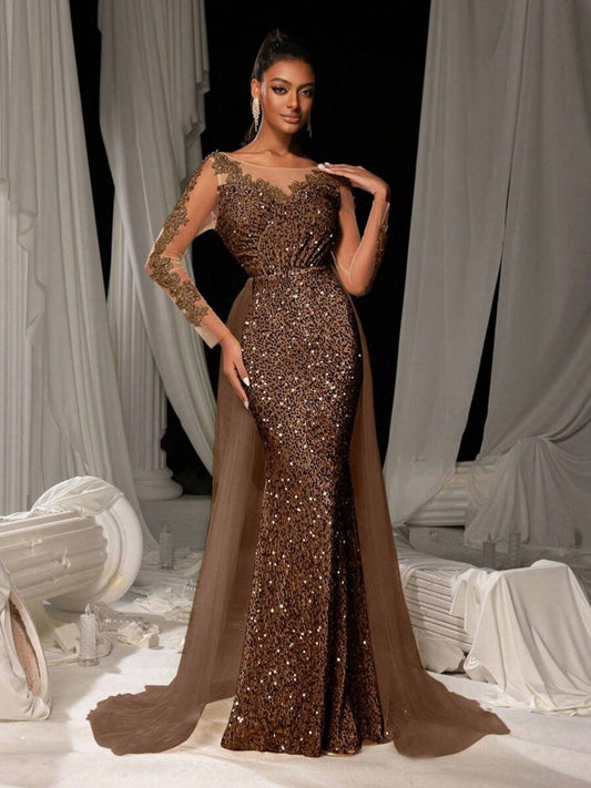 Lace Parties Maxi Dresses