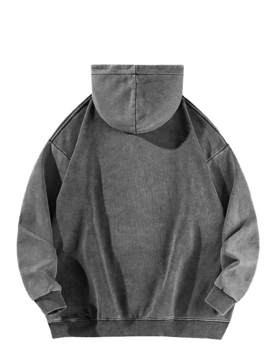 Washing The Hood Distressed Sweatshirt