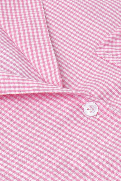 Plaid Blouse Cotton Two-piece Outfit