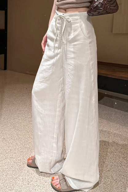 Loose High Waist Straight Leg Pants