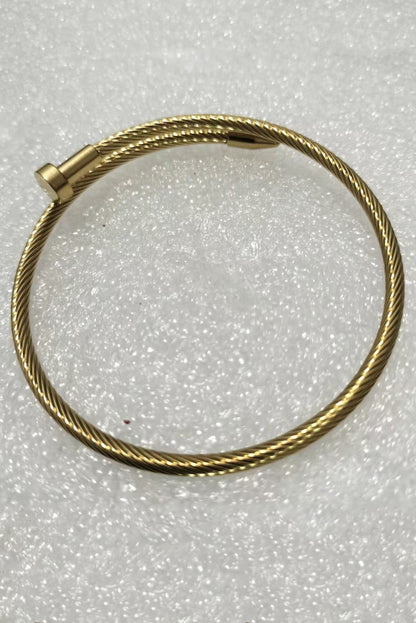 Stylish Stainless Steel Nail-shaped Bracelet