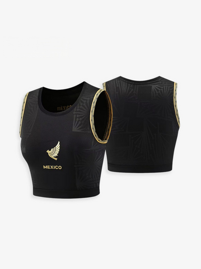World Cup Football Babes' Crop Top Jersey – Short-Sleeve Sports Tank