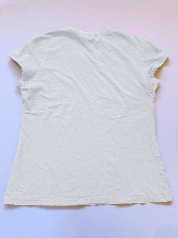 Cross Print Slim Short Sleeve Tee