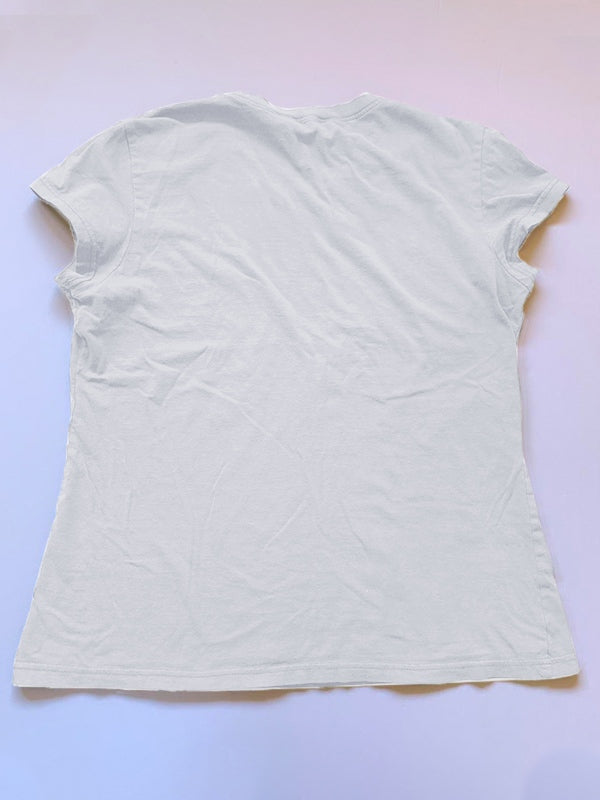 Vintage Brown Guitar Print Short Sleeve Tee