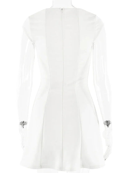 Elegant Backless Bodycon Mini Party Dress