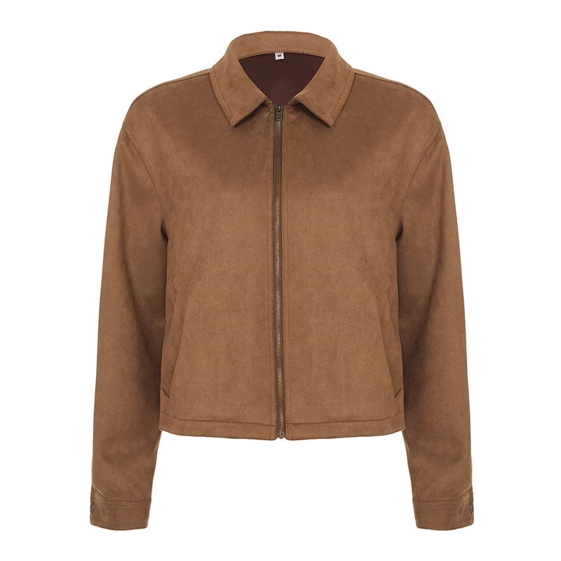 Yanelly Lapel Cropped Jacket