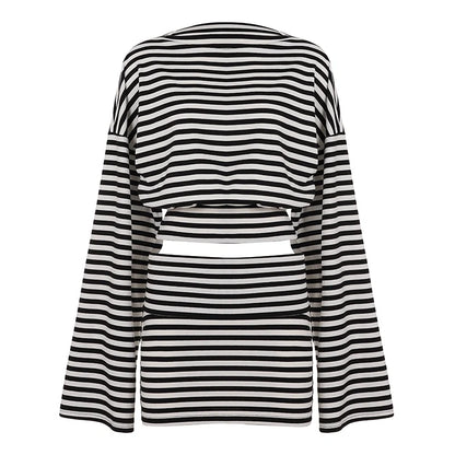 Kayden Striped Skirt Set