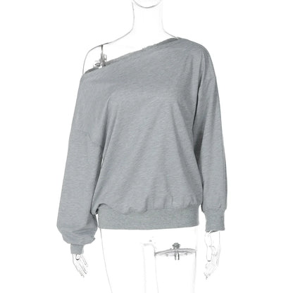 Brookelynn Off Shoulder Sweatshirt
