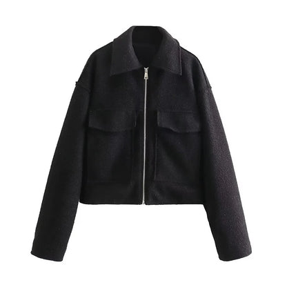 Jesse Wool Zip Jacket