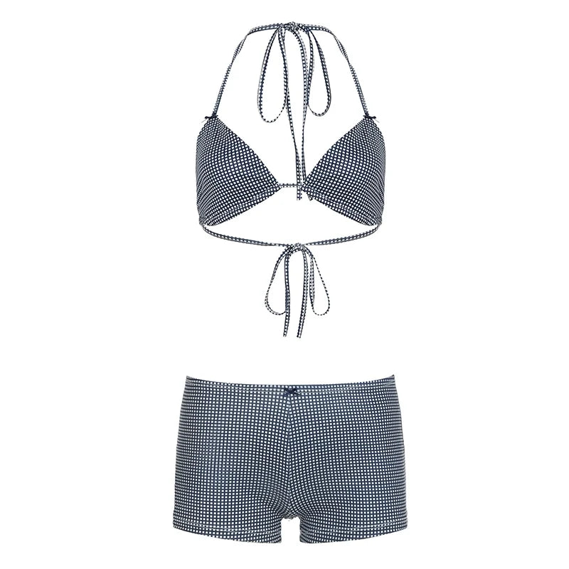Rosalina Plaid Bikini Set