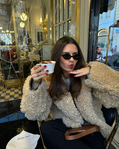 Joslyn Retro Teddy Wool Jacket