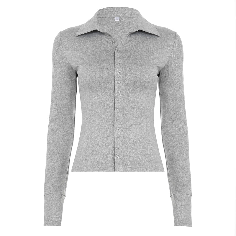 Nayelis Buttoned Polo Top