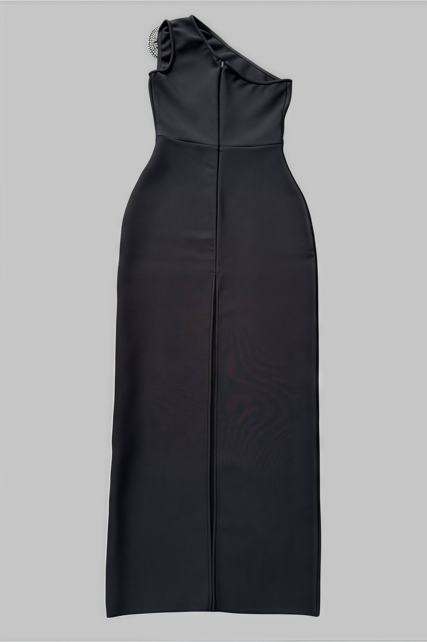 Evelda Sleeveless Rhinestone Floral Maxi Dress