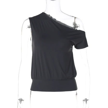Kathryn One-Shoulder Tee