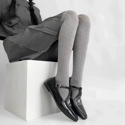 Analee Diamond Patterned Tights