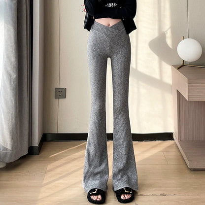 Makeda Knitted Flare Pants