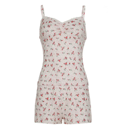 Alannah Floral Lace Short Set