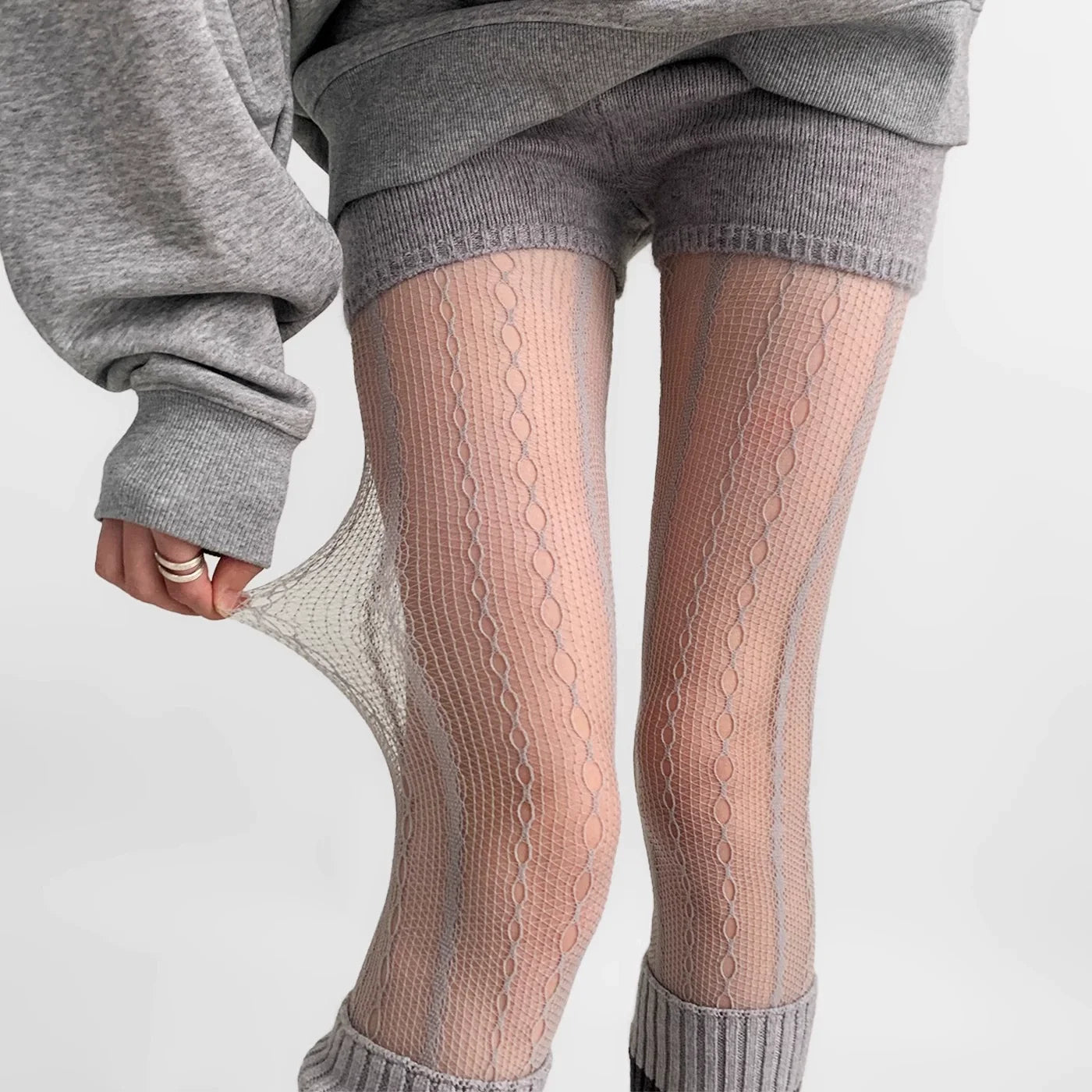 Rylan Chain Pattern Stocking Set