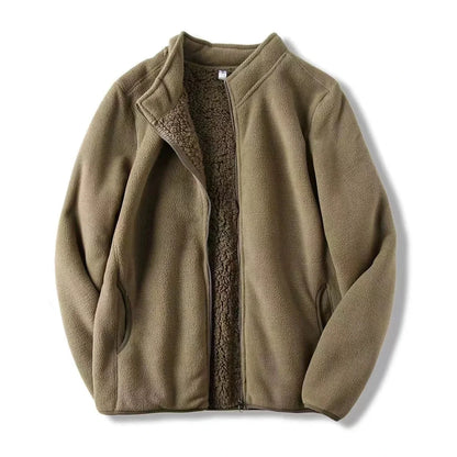 Zoee Plush Stand Collar Jacket