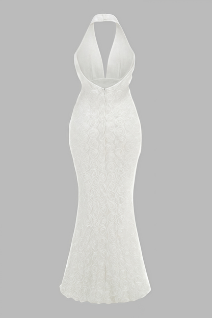 Dorirs Deep V 3D Floral Maxi Dress