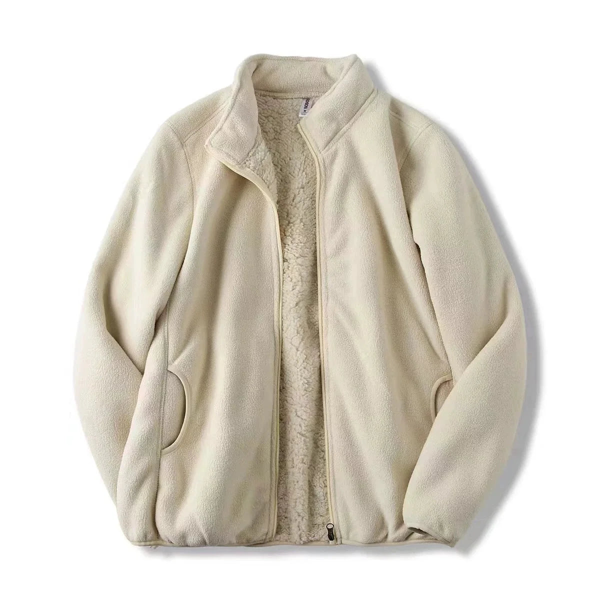 Zoee Plush Stand Collar Jacket