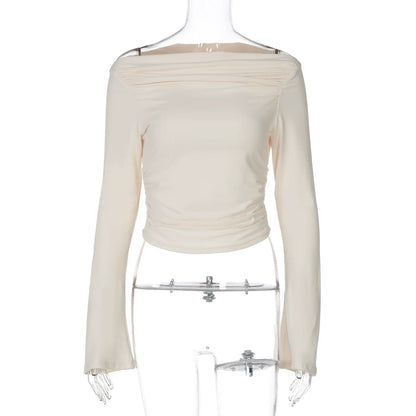 Kenadie Off Shoulder Ruched Top