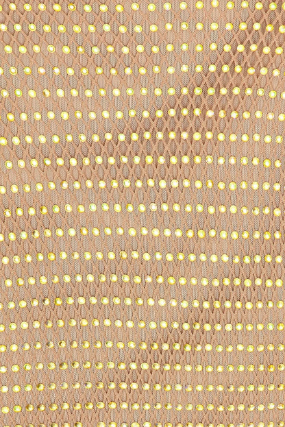 Siayh Gold One-Shoulder Sequinned Maxi Dress